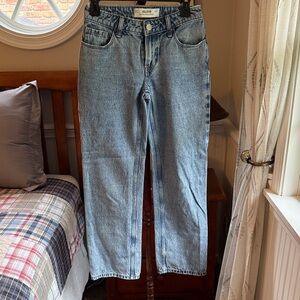 Hollister Light Blue Straight Leg Jeans